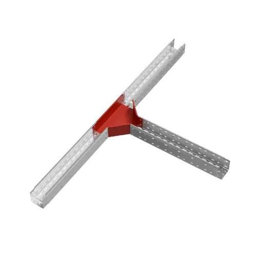 Отвод для лотка Т-образ. 100х100 сталь 1мм "ПЛЮС" TDplus100-100 КМ PL0572 фото 2