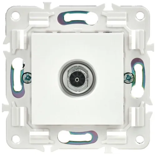 Розетка TV оконечная SKANDY SK-A12W арктич. бел. IEK SK-A10-O-K01 фото 2