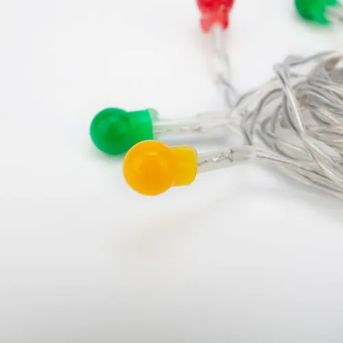 Гирлянда светодиодная "Шарики" 1.5м 10LED мультиколор 0.1Вт IP20 провод ПВХ прозр. элементы питания 2хAA (не в компл.) Neon-Night 303-092 фото 7