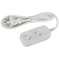 Удлинитель 2х1.5м без заземл. ПВС 2х0.75 UDL-10-215 Greenline Эра Б0065055