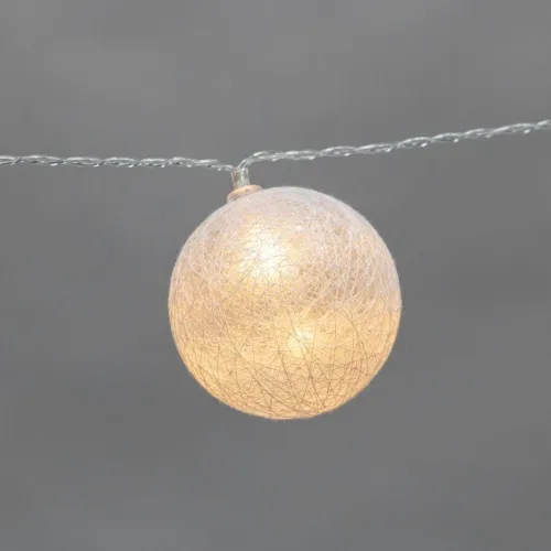 Гирлянда светодиодная "Тайские фонарики "Вельвет" 3.5м 20 LED прозрачный ПВХ питание USB тепл. бел. Neon-Night 304-008 фото 4