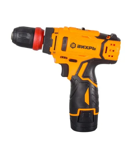 Дрель-шуруповерт аккумуляторная ДА-12Л-2КC (2.0А.ч) (съемный патрон) Вихрь 72/14/33 фото 7