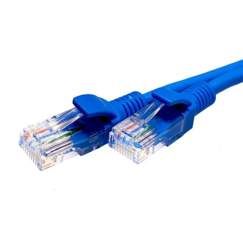 Патч-корд UTP 5e 4х2 26AWG (7х0.16мм) Cu LSZH 2м син. SUPRLAN 10-0148 фото 2