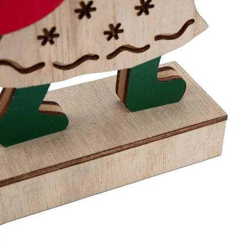 Фигура деревянная "Дед Мороз" 18см 5LED тепл. бел. 0.1Вт IP20 с подсветкой Neon-Night 504-016 фото 4