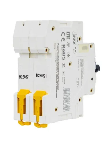 Выключатель автоматический модульный 2п B 3А M10N ARMAT IEK AR-M10N-2-B003 фото 7