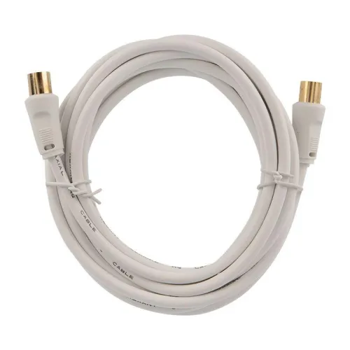 Шнур TV Plug - TV Jack 3м бел. Rexant 18-0004 фото 3