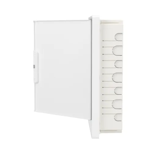 Щиток встраиваемый Фрейм (FRAME) 24мод. с бел. дверцей с 4 шинами PEN (2шт на 8 отверст. и 2шт на 6 отверст.) бел. DKC F24B1WW фото 5