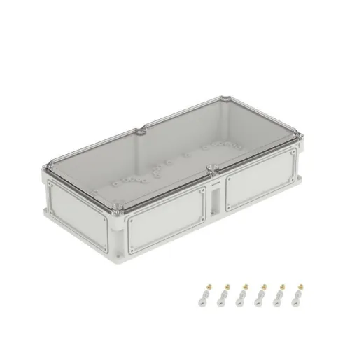 Корпус 600х300х146мм IP67 с прозр. крышкой 21мм с фланцами пластик. DKC 563211