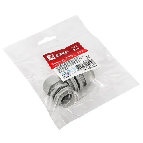 Сальник PG16 d10-14мм (d отверст. 21мм) IP54 (уп.2шт) PROxima EKF plc-pg-16-2-r фото 2