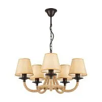 Люстра Corda 60Вт E14х5 IP20 Freya FR4402-PL-05-GB