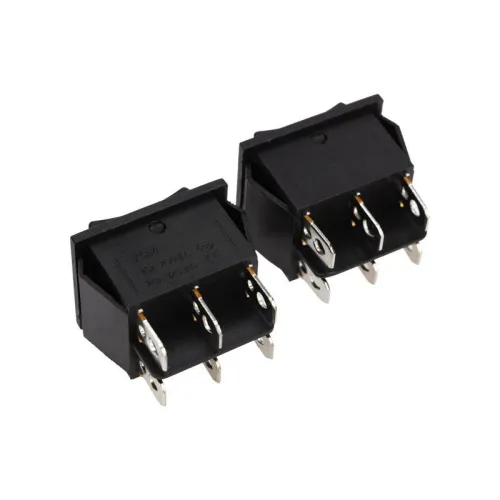 Выключатель клавишный 250В 15А (6с) (ON)-OFF-(ON) с нейтралью без фикс. черн. (RWB-508 SC-767) Rexant 36-2375 фото 2