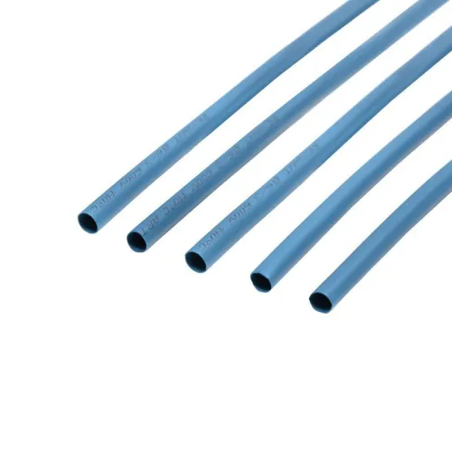 Трубка термоусадочная ТУТ нг 6.0/3.0 син. 1м Rexant 20-6005 фото 3