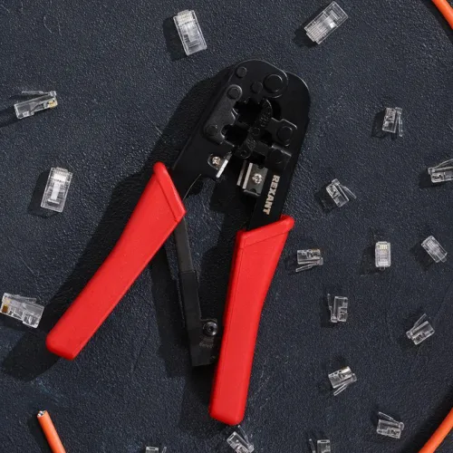 Инструмент для обжима джек. тел. 8P-8C 6P-4C Rexant 12-3432 фото 3