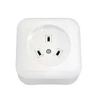 Розетка 1-м ОП 32А IP20 бел. Bylectrica РА32-002