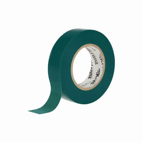 Изолента ПВХ 0.13х19мм 25м зел. Kranz KR-09-2203 фото 5