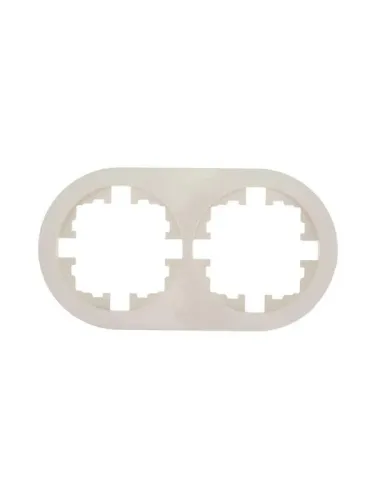 Рамка 2-м OSEN горизонт. круглая сл. кость LEZARD 744-9000-147