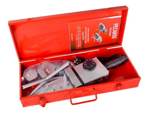 Аппарат для сварки ПВХ труб АСПТ-2000К Ресанта 65/135 фото 7