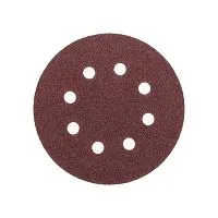 Диск абразивный на ворсовой основе на липучке перфорир. P60 125мм (уп.10шт) Kranz KR-91-1165