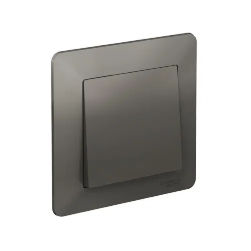 Рамка 1-м AtlasDesign Air сталь/дым. черн. SE ATN220901 фото 5