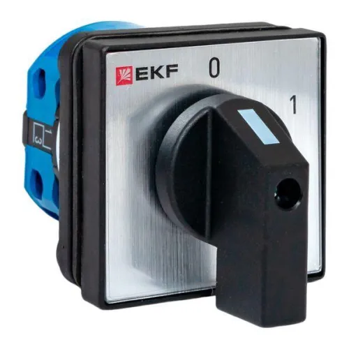 Переключатель кулачковый ПК-1-12 2п 10А "0-1" IP65 EKF pk-1-12-10-65