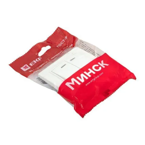 Выключатель 2-кл. СП Минск 10А IP20 с индикатором бел. Basic EKF ERV10-123-10 фото 8