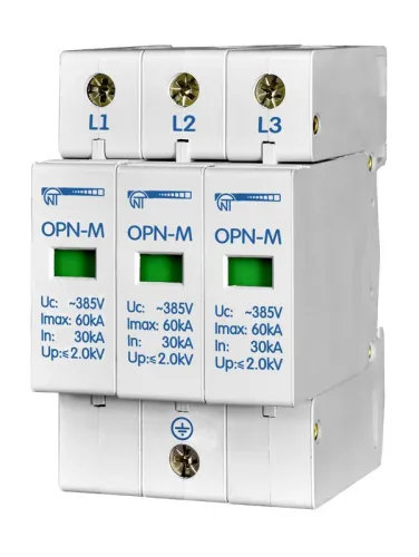 Ограничитель перенапряжения ОПН-М (3S) 20кА 3 модуля 380В In:20кА НовАтек-Электро 567893-20