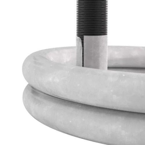 Труба гофрированная двустенная ПНД гибкая дренажная d110мм с геофильтром SN8 перфорация 360град. черн. (уп.50м) DKC 141911A-8K фото 2