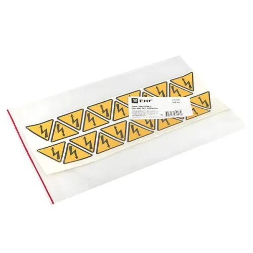 Знак "Молния" 50х50х50мм EKF an-1-03 фото 4