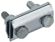 Зажим соединительный двойн. сквоз. пруток-пруток 8мм оцинк. сталь HDZ IEK ZCC84-14-1-08