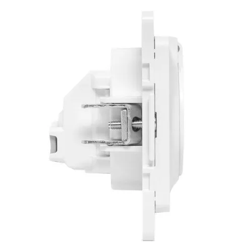 Розетка 1-м СП Стокгольм 16А IP44 с заземл. защ. шторки с крышкой механизм бел. PROxima EKF EYR16-028-10-44 фото 5