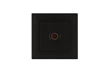 Розетка TV проходная Karea RIZZ STAR чер. Makel 88054007