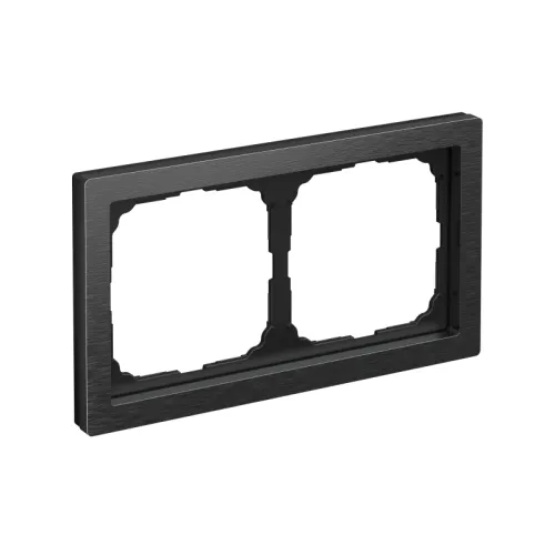 Рамка 2-м ArtGallery Pure метал. оникс SE GAL312302 фото 3