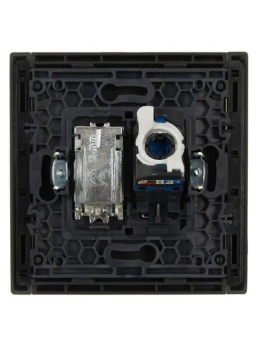 Розетка 2-м TV+RJ45 кат.6 FORTE&PIANO FP337 сер. IEK FP-AK20-2-K03 фото 3