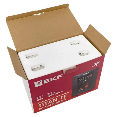 Стабилизатор напряжения электронный напольного исполнения модернизированый TITAN -TF-500 EKF stab-TF-500 фото 5