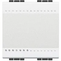 Переключатель промежуточный 1-кл. 2мод. СП LivingLight 16А IP20 механич. клеммы бел. Leg BTC N4004M2N