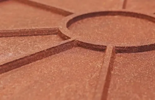 Плита для закрытия кабеля ПЗК "ОСТОРОЖНО КАБЕЛЬ" 360х480х16 красн. Synergy 00-00000059 фото 2