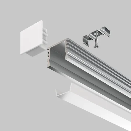 Профиль накладной 16х12 алюм. Maytoni ALM005S-2M фото 2