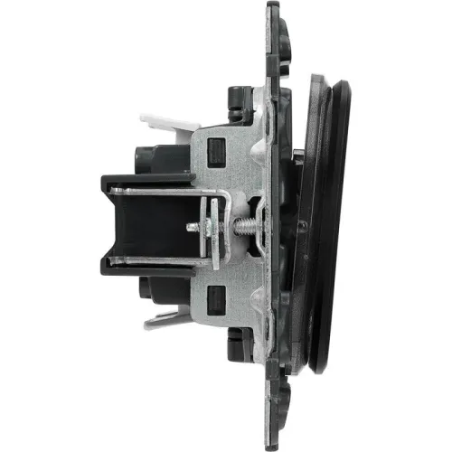 Выключатель 2-кл. СП Valena Allure 10А IP20 250В с лицев. панелью безвинтов. зажимы механизм антрацит Leg 752915 фото 4