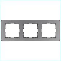 Рамка 3-м G-Flex алюм. Jasmart G1103S