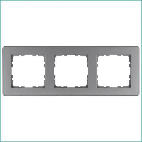 Рамка 3-м G-Flex алюм. Jasmart G1103S