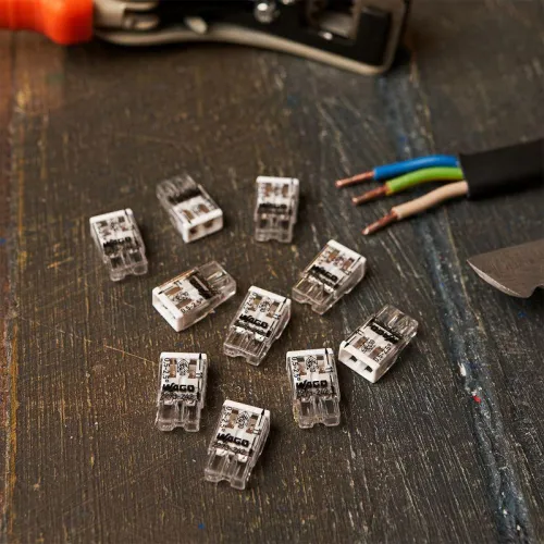 Клемма 2-х проводн. для распред. короб. (с контактн. пастой "Alu-Plus") 2273-242 (уп.6шт) WAGO 07-5141-06