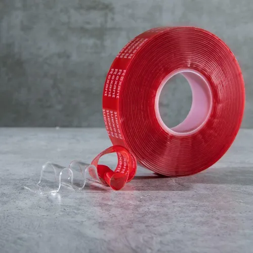 Лента клейкая двухсторонняя прозрачная на VHB акриловой основе 20ммх5м Rexant 09-6059 фото 5