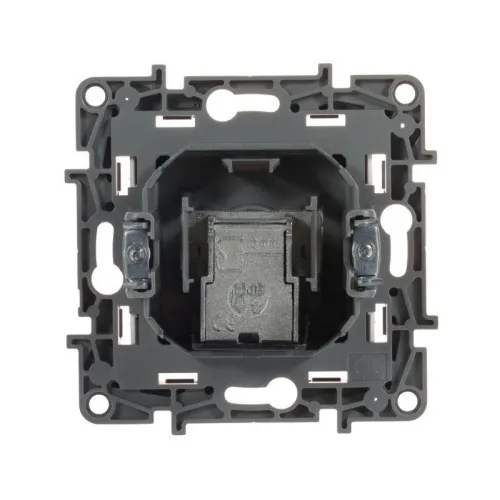 Розетка телевизионная проходная TV СП Etika 14дБ 5-862МГц механизм бел. IEK 672263 фото 3