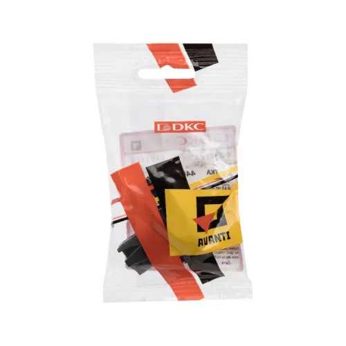 Розетка USB 3.0 1мод. Avanti "Черный квадрат" тип А-А модульная DKC 4402301 фото 3