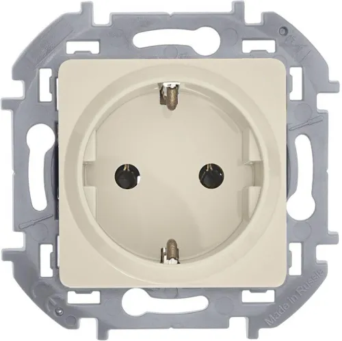 Розетка 1-м СП Inspiria 16А IP20 250В 2P+E немецк. стандарт механизм сл. кость IEK 673721 фото 6