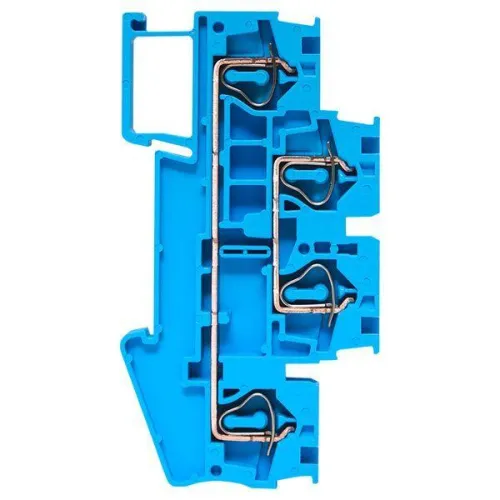 Колодка клеммная ST-4 32А пружинная двойн. син. EKF plc-jxb-st-4-4-2-blue фото 4