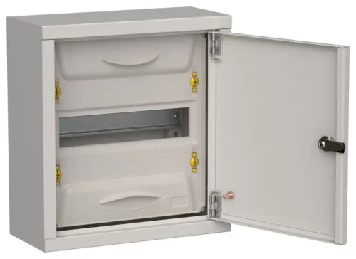 Корпус ЩРн-12 (1х12) TITAN 5 335х310х140 IP31 метал. сер. IEK TI5-50-N-012-31-7035