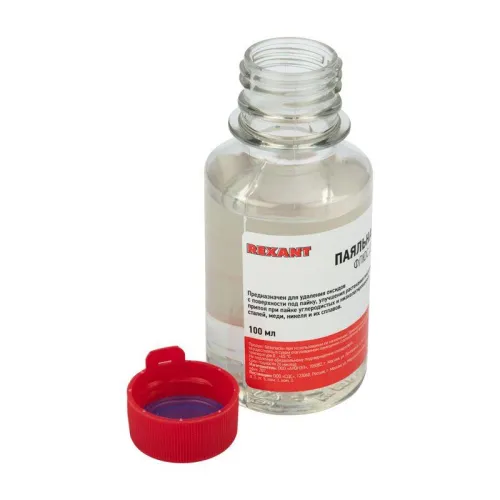 Флюс для пайки "паяльная кислота" 100мл (масленка) REXANT 09-3611 фото 2