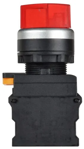 Переключатель 3 полож. 2НО с подсветкой красн. MASTER IEK MI-SW60-20XD-4-14-3-K04 фото 2