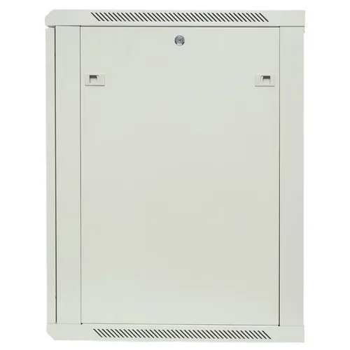 Шкаф настенный 19дюйм TERACOM PRO 15U 600600мм дверь стеклянная с замком-ручкой сер. EKF TRP-WLL-1566-40G